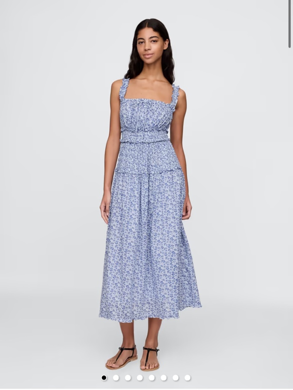 Gap × DÔEN Floral Midi Dress NWT
